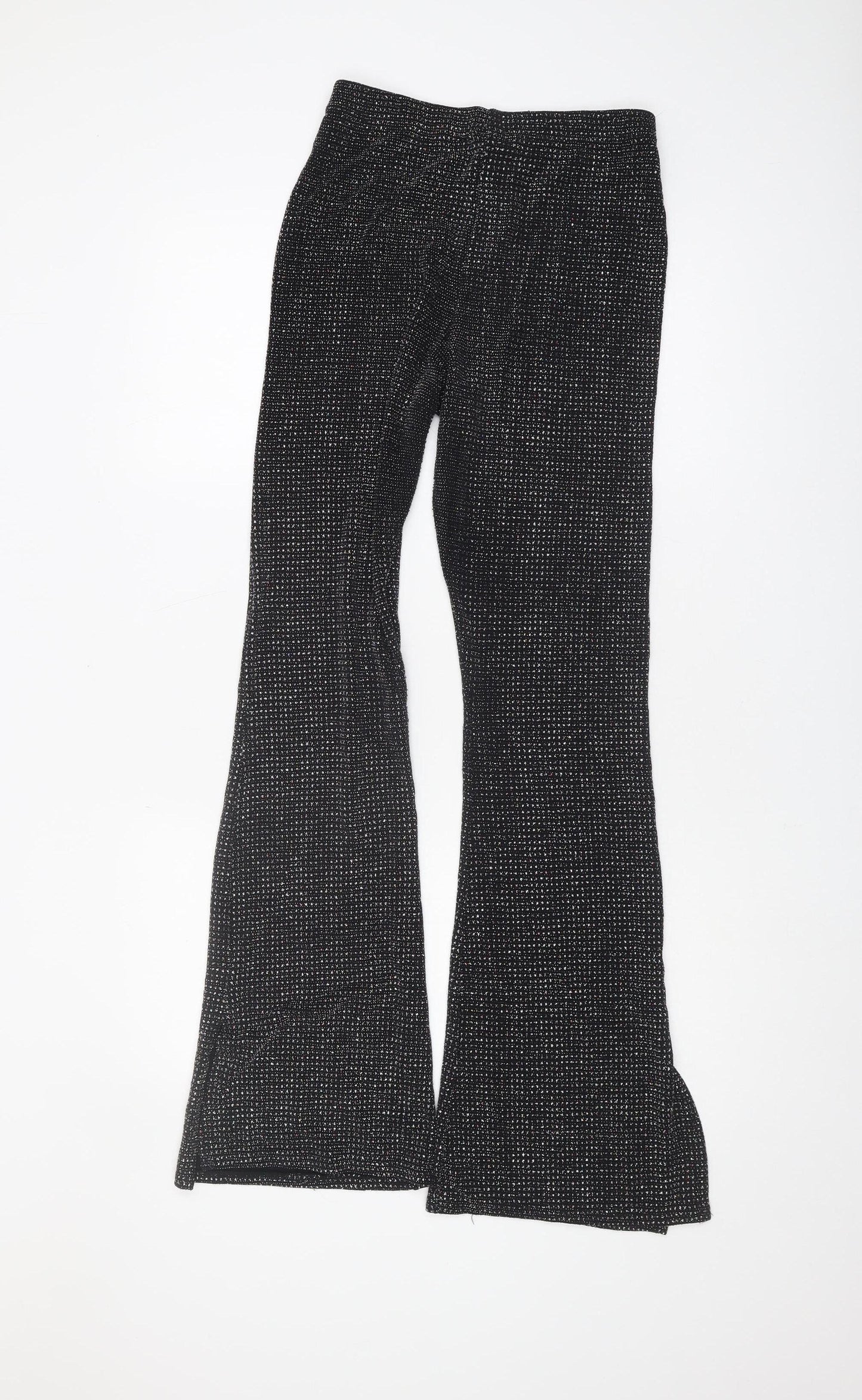 Urban Outfitters Women’s Black Flared Trousers M