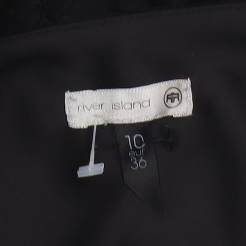 River Island Women's Black Sleeveless Dress