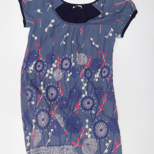 White Stuff Women's Blue Floral Dress Size 12