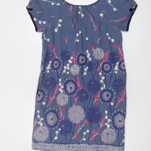 White Stuff Women's Blue Floral Dress Size 12
