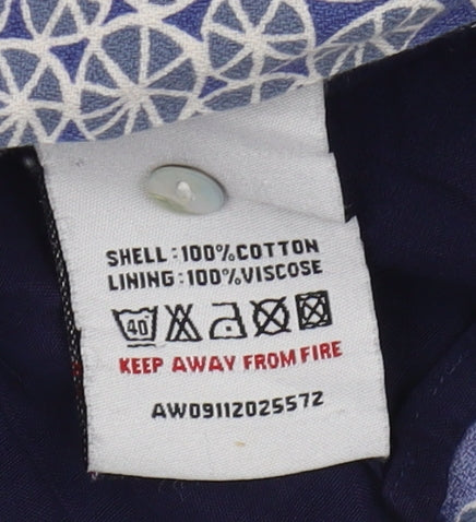 White Stuff Women's Blue Floral Dress Size 12