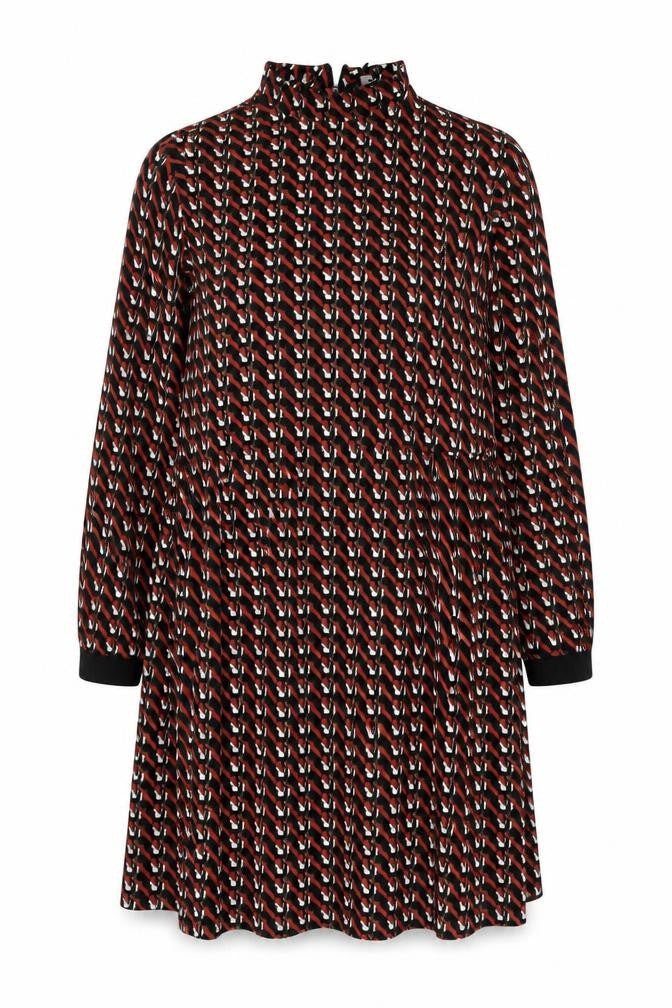Front view of Next Women's Multicoloured Long Sleeve Dress, size 20