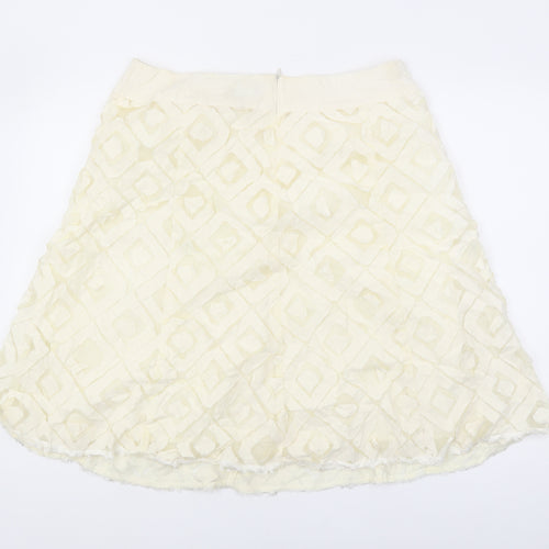 Principles Women Ivory A-Line Skirt Size 16