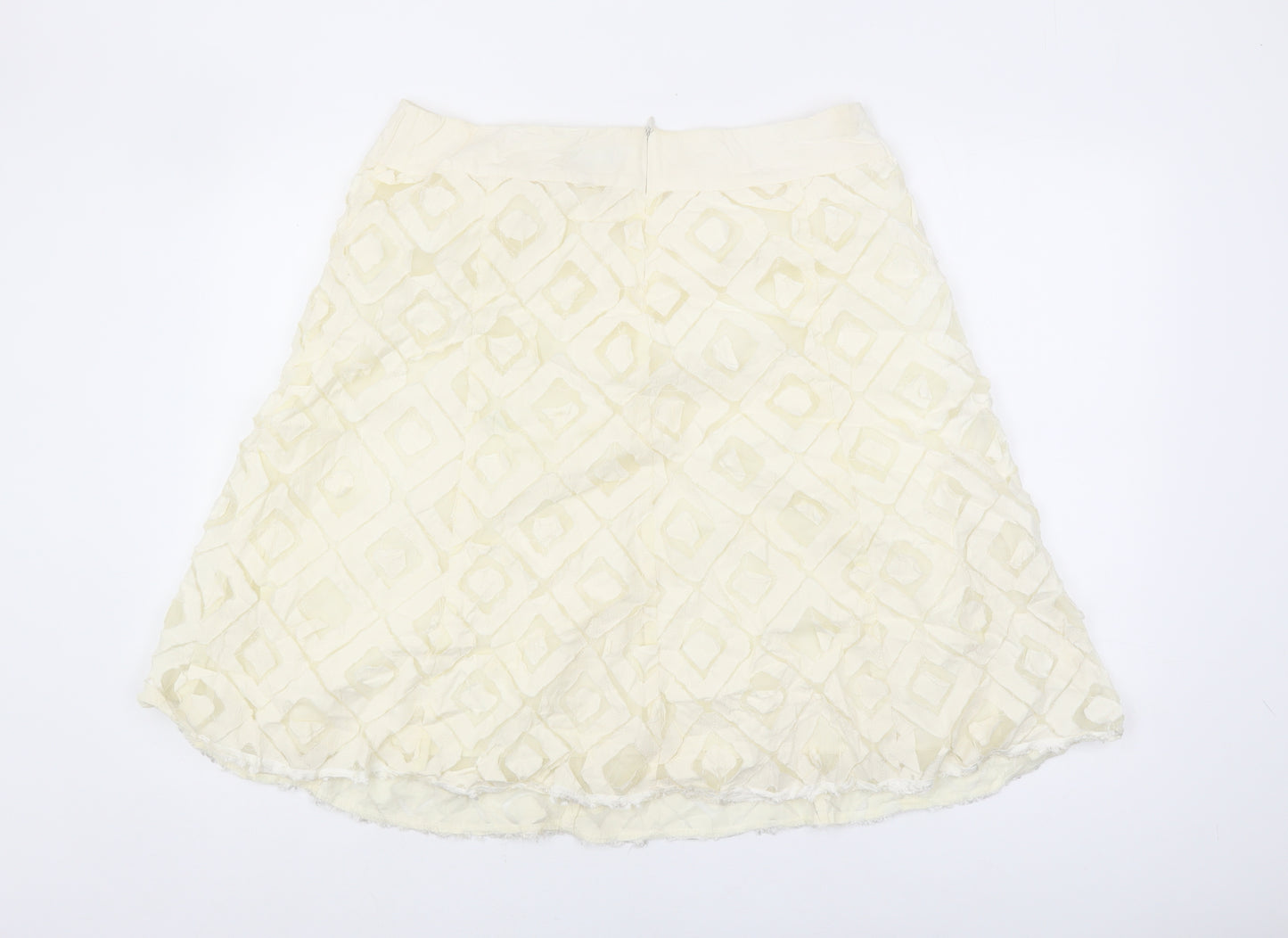 Principles Women Ivory A-Line Skirt Size 16