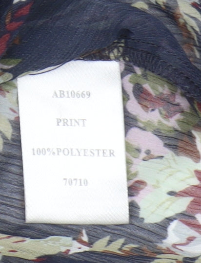 Cotton Traders Women's Floral Blouse, Multicoloured, Size 12