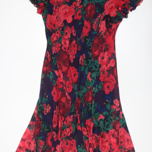 Hudson & Onslow Women's Red Floral Dress Size 20