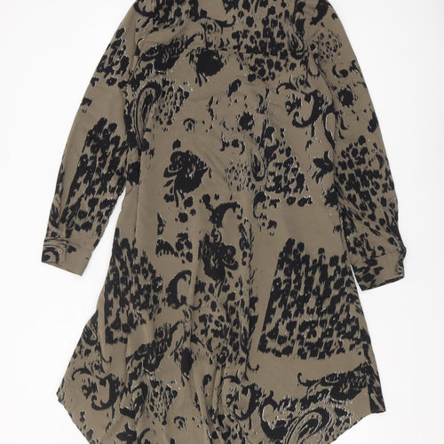 Roman Women's Multicoloured Animal Print Shirt Dress