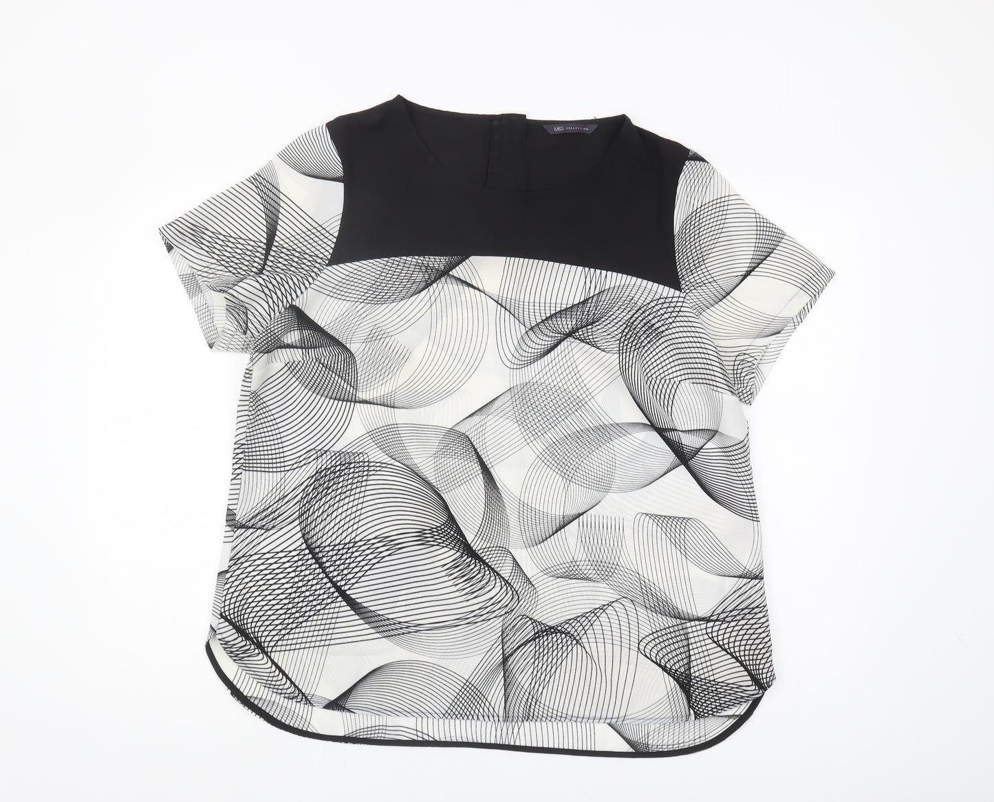 Marks and Spencer Women's Geometric Blouse Size 16