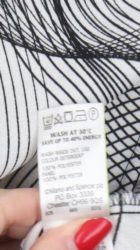 Marks and Spencer Women's Geometric Blouse Size 16