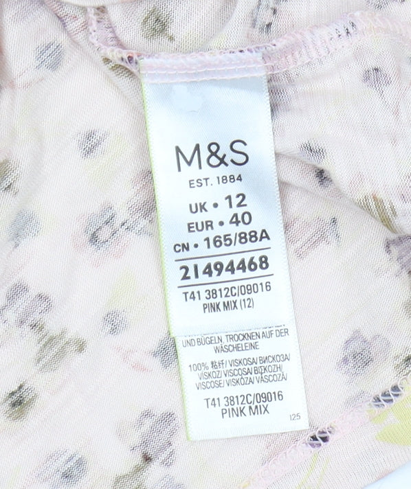 Marks and Spencer Women's Floral Blouse, Size 12, New