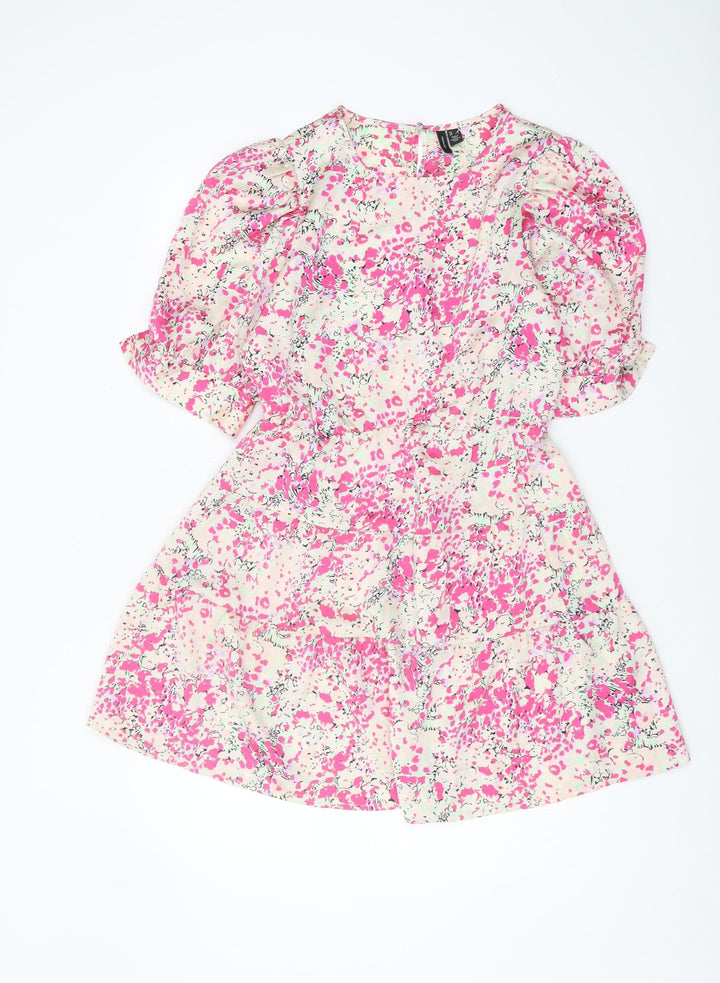 Vero Moda Women's Floral Short Dress, Size 8