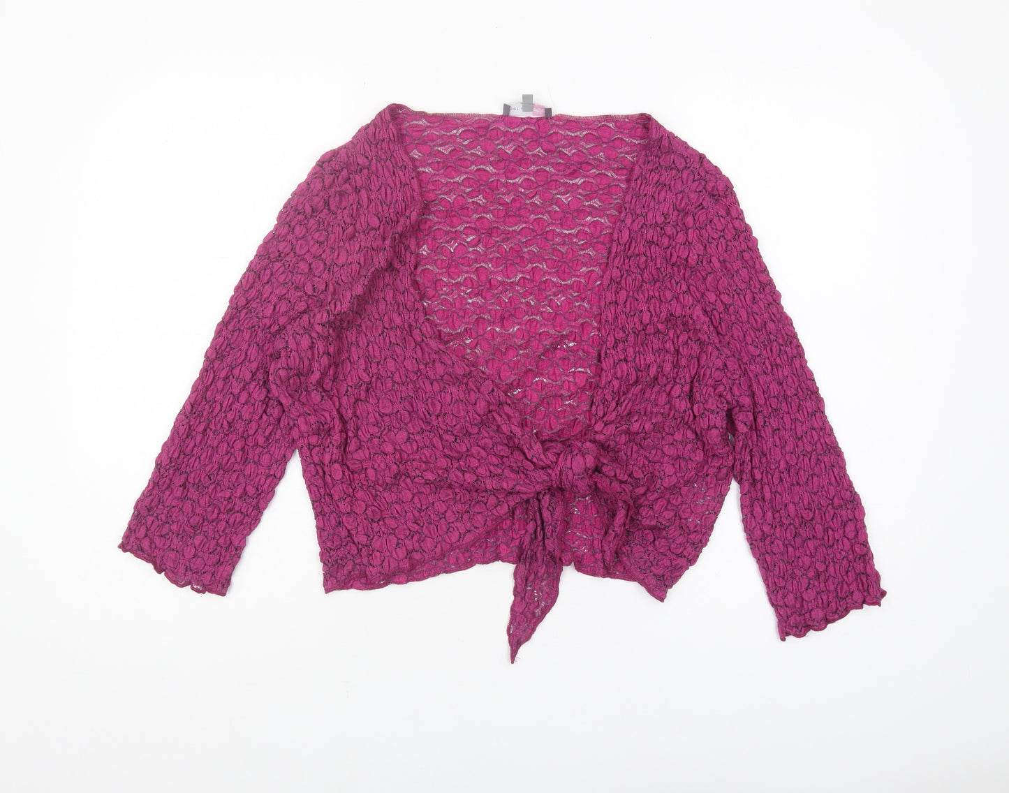 Marks & Spencer Women's Pink Wrap Blouse Size 18
