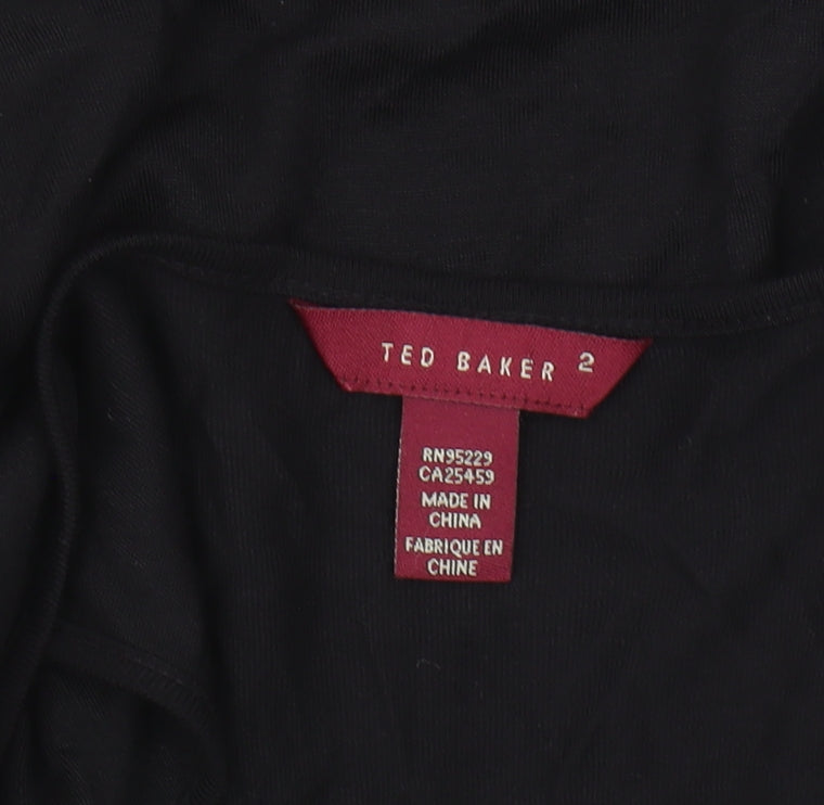 Ted Baker Women's Black A-Line Dress Size 6