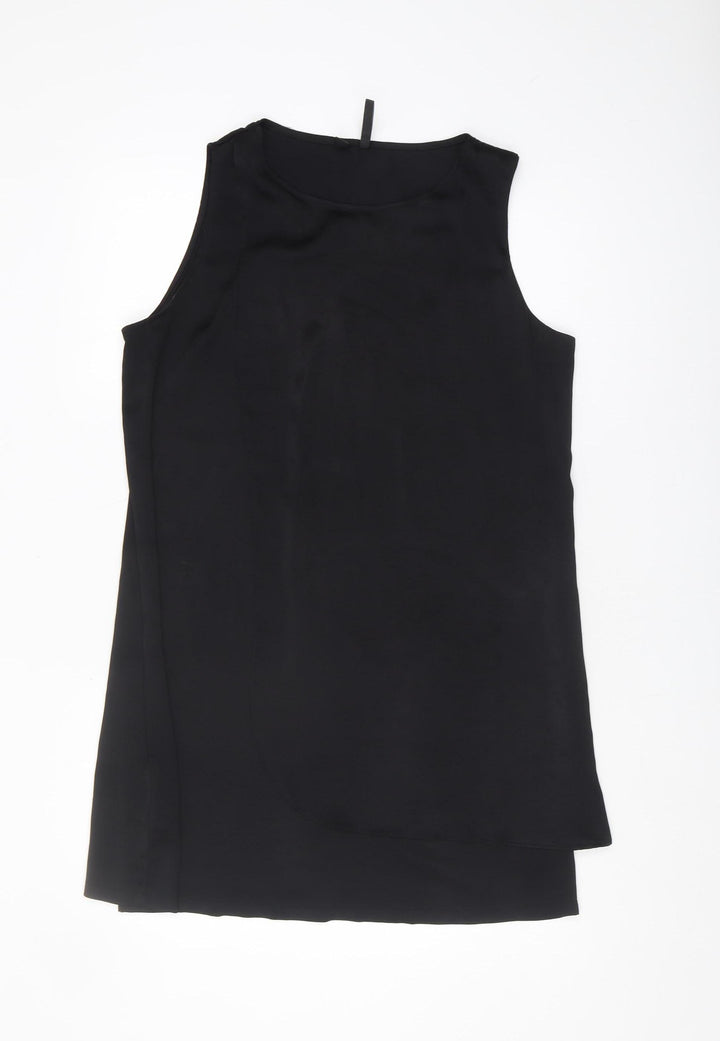 Mango Women's Black Casual Sleeveless Dress Size 12