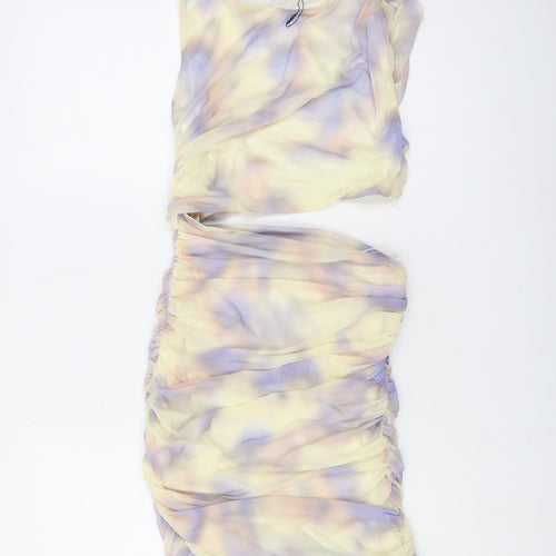 Zara Women's Multicoloured Sleeveless Dress M