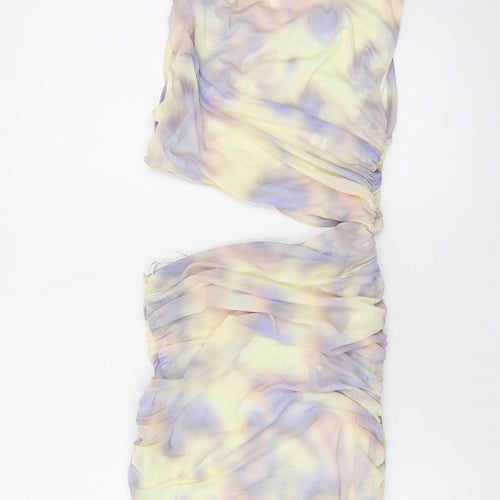 Zara Women's Multicoloured Sleeveless Dress M