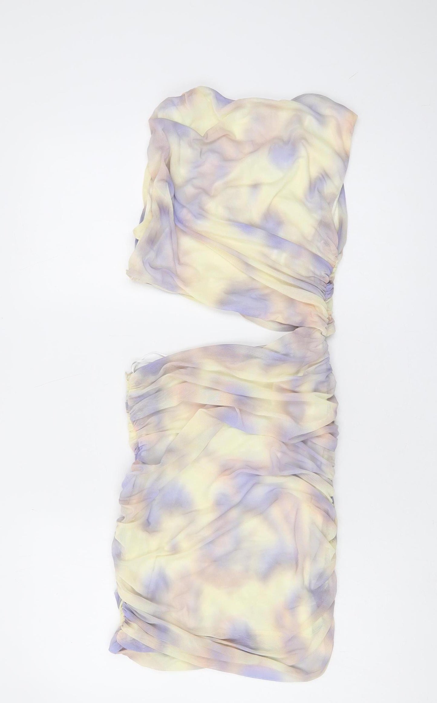 Zara Women's Multicoloured Sleeveless Dress M