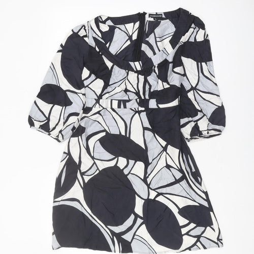 Warehouse Women's Multicoloured Silk Dress UK 10