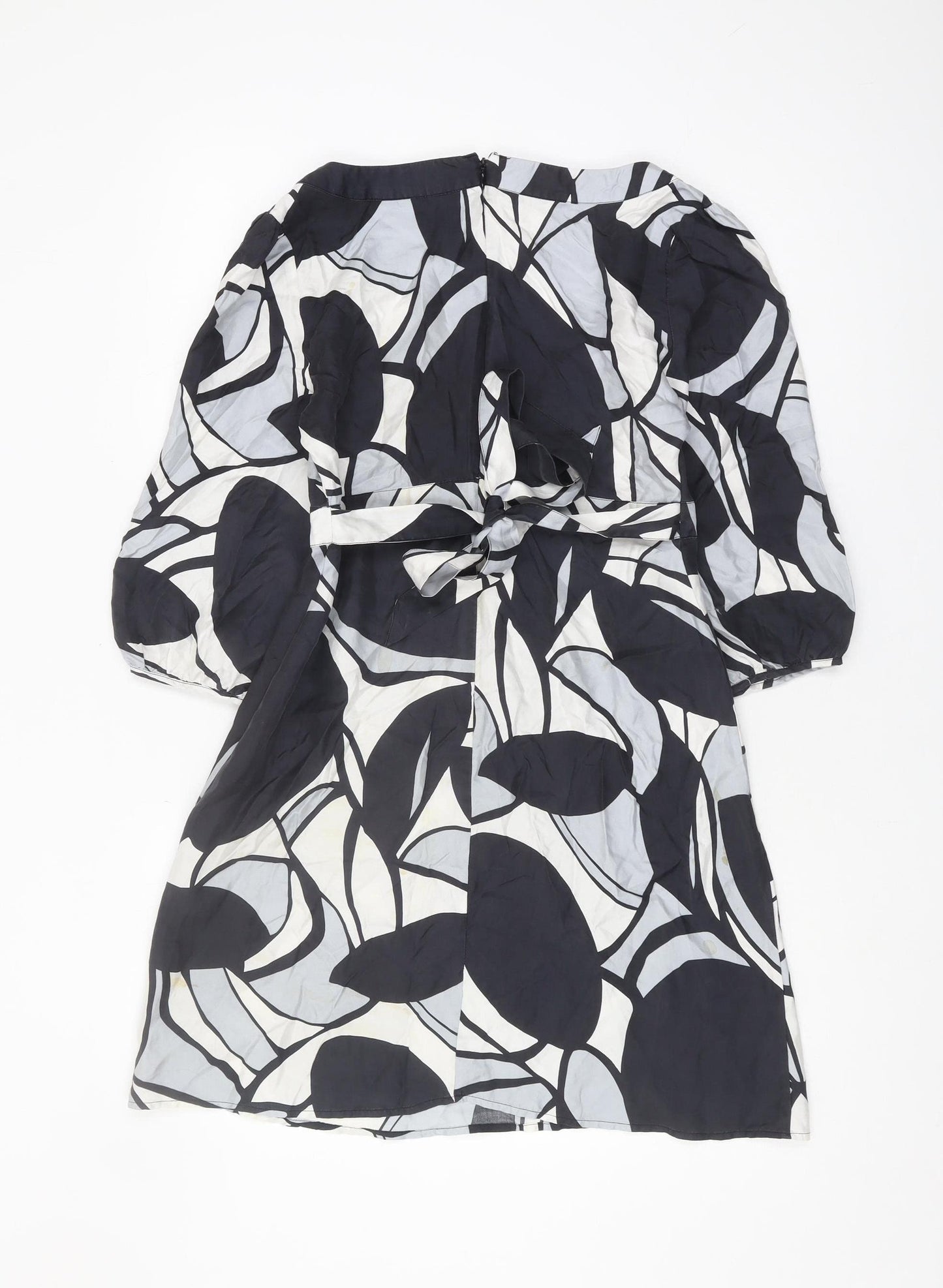 Warehouse Women's Multicoloured Silk Dress UK 10