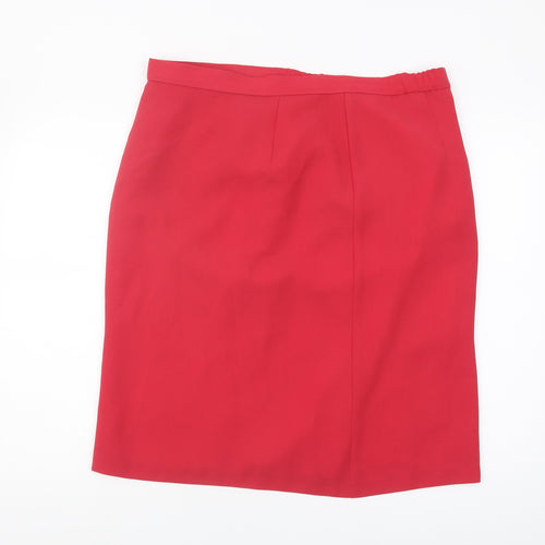 Marks and Spencer Women's Red Pencil Skirt Size 18