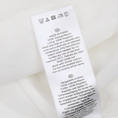 Hobbs Women's White Blouse, Size 14, Short Sleeve