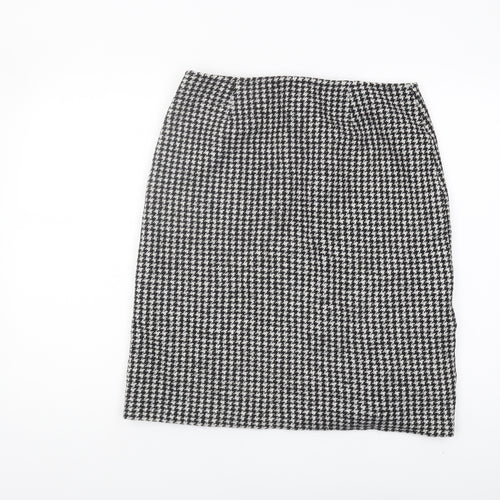 Agnès b. Women's Houndstooth Midi Skirt - Size 8
