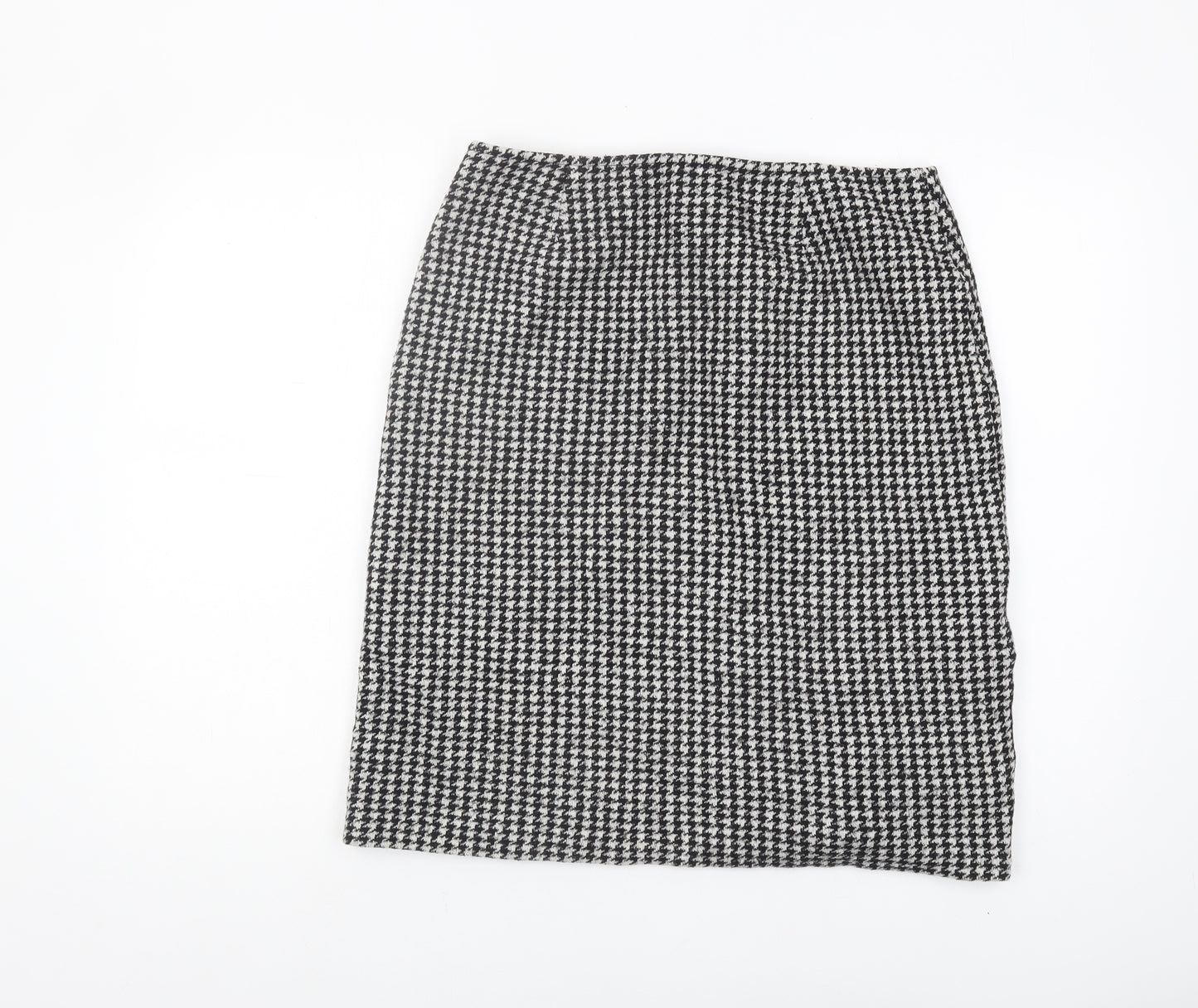 Agnès b. Women's Houndstooth Midi Skirt - Size 8