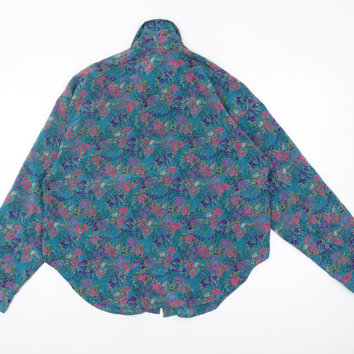 Canda Women's Multicoloured Floral Blouse Size 14