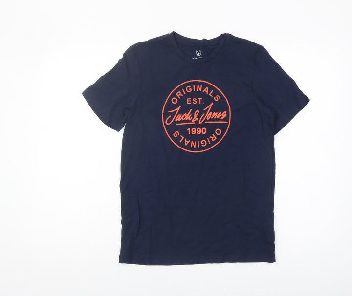 Jack & Jones Boys Blue Graphic T-Shirt 14 Years