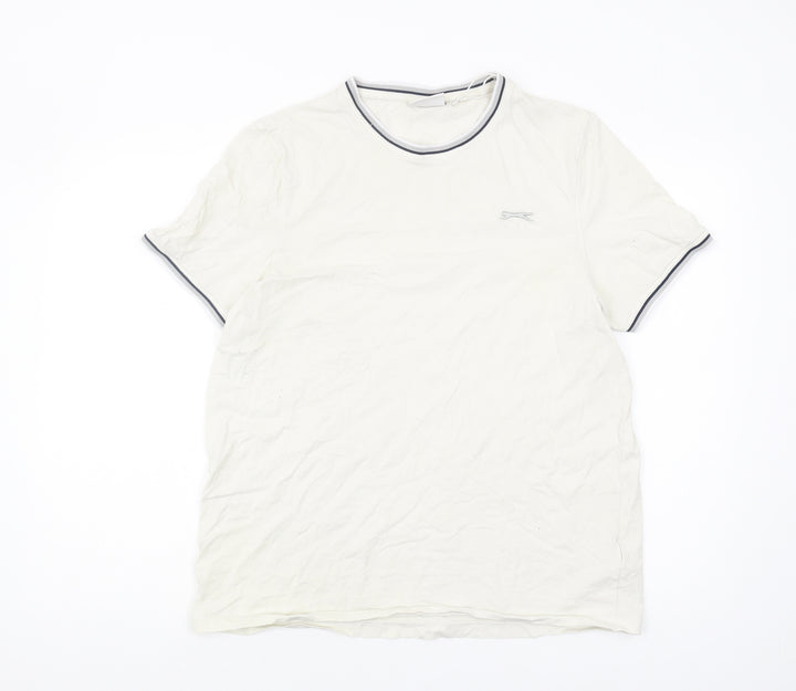 Slazenger Men's Medium White Crew Neck T-Shirt