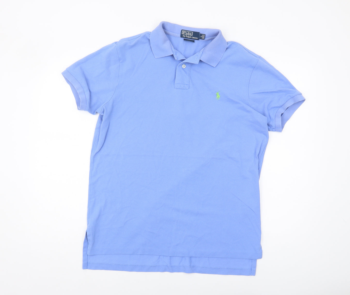 Ralph Lauren Men's Blue L Polo Shirt - Classic Style
