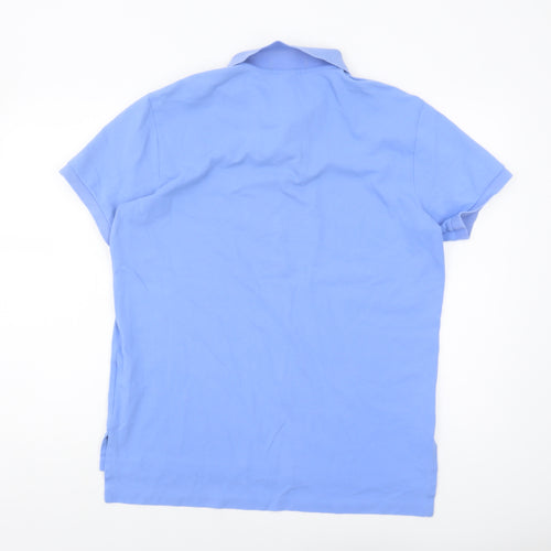 Ralph Lauren Men's Blue L Polo Shirt - Classic Style