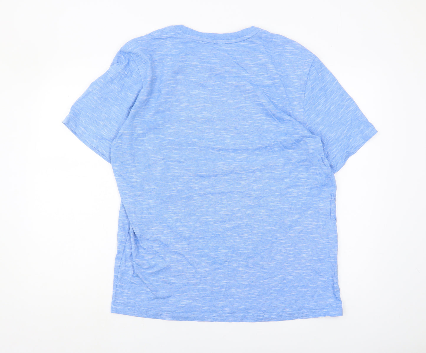 Next Men's Blue Graphic T-Shirt, Size L, Beach Theme