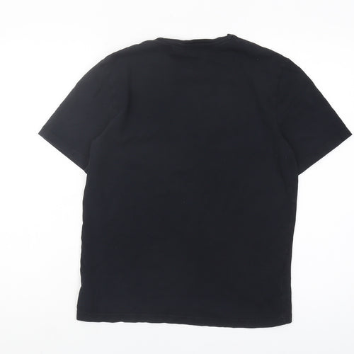 Hugo Boss Unisex Black T-Shirt Size 14 Casual