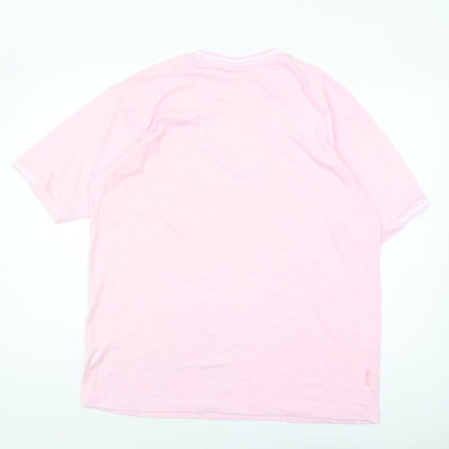 Slazenger Men's Pink Crew Neck T-Shirt, Size L