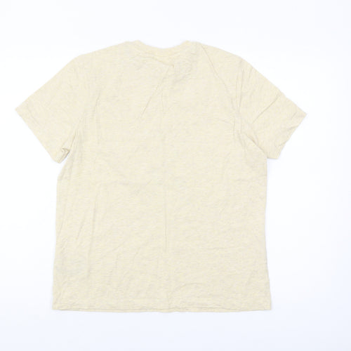 Scotch & Soda Beige Graphic T-Shirt S - Casual & Stylish