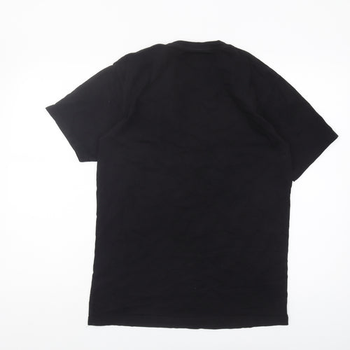 Vans Men's Black M T-Shirt, Crew Neck, Short Sleeve, Cotton