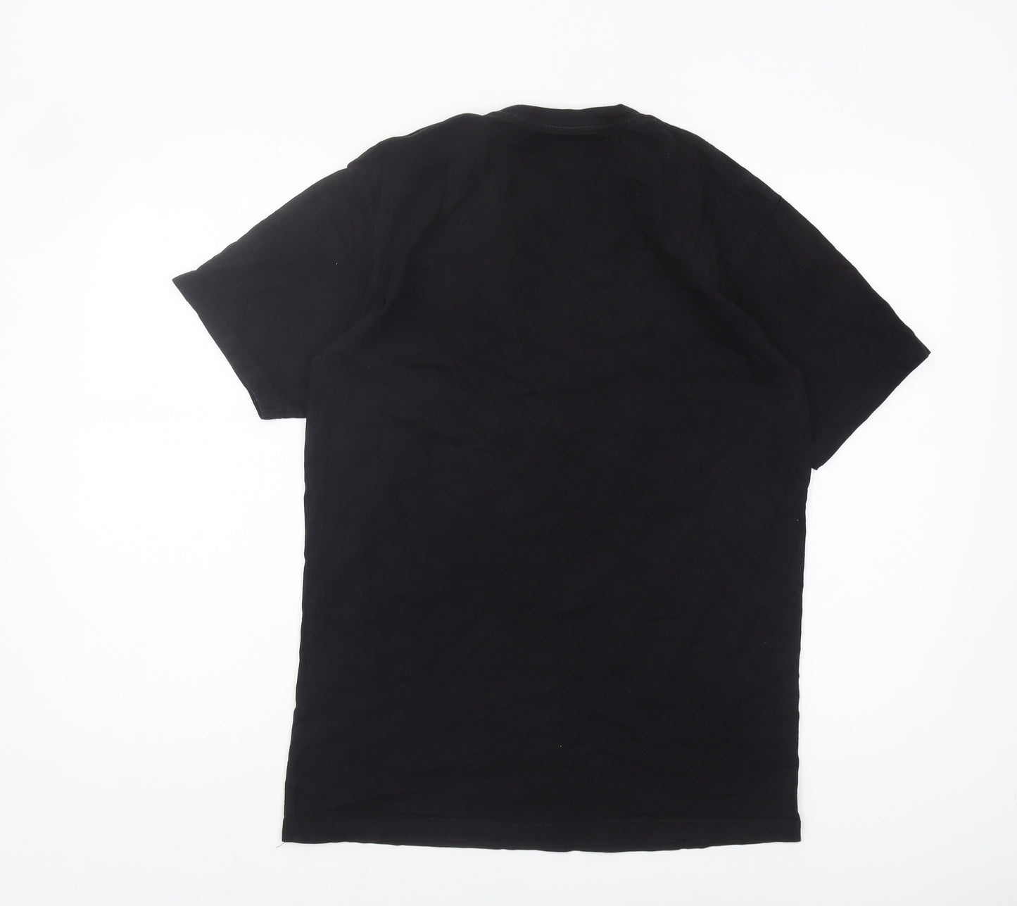 Vans Men's Black M T-Shirt, Crew Neck, Short Sleeve, Cotton