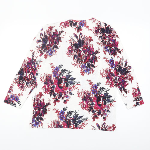 Next Women Multicoloured Floral Pullover Jumper Size 12