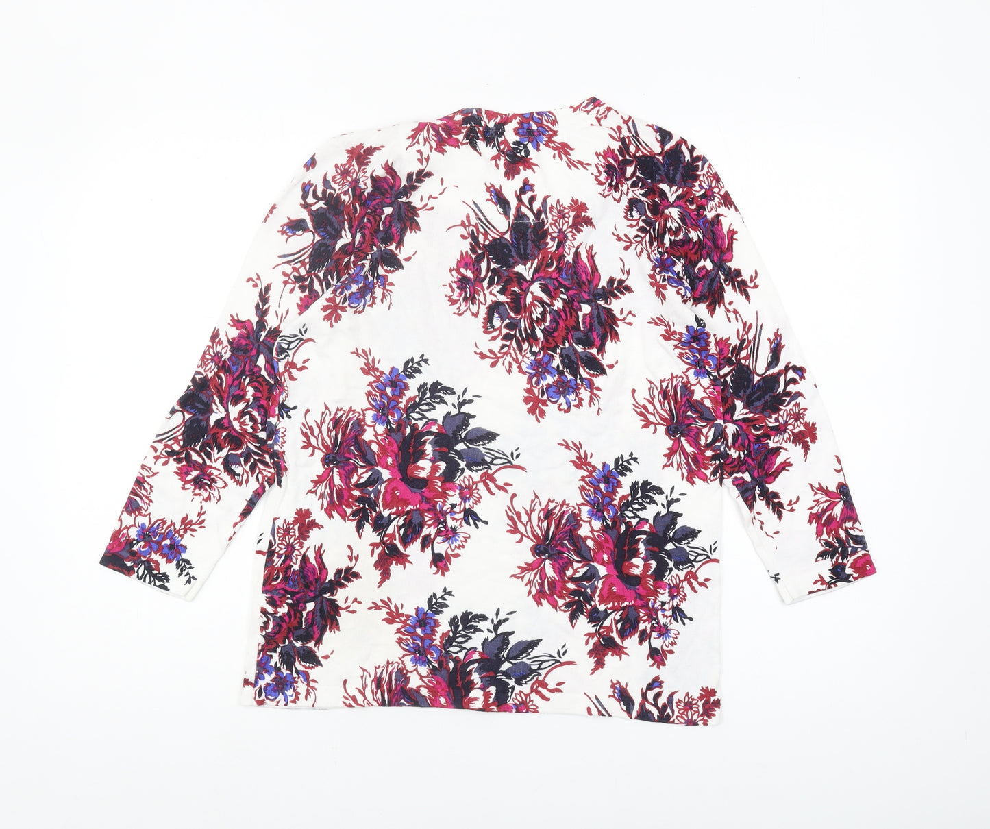 Next Women Multicoloured Floral Pullover Jumper Size 12