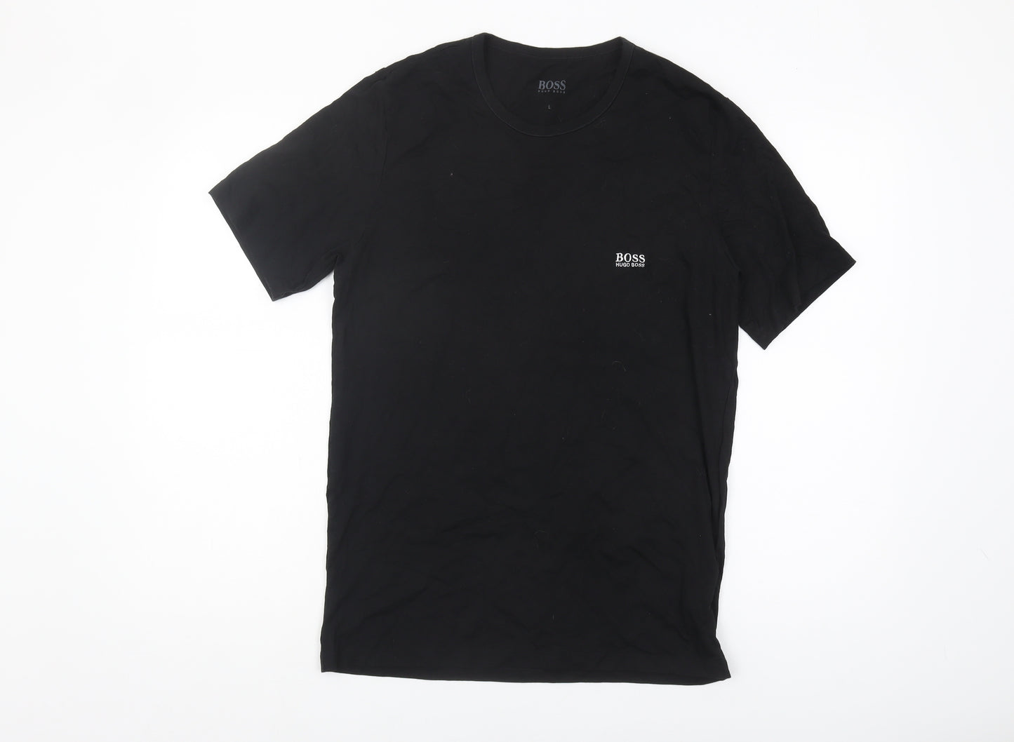 Hugo Boss Men's Black Cotton T-Shirt L