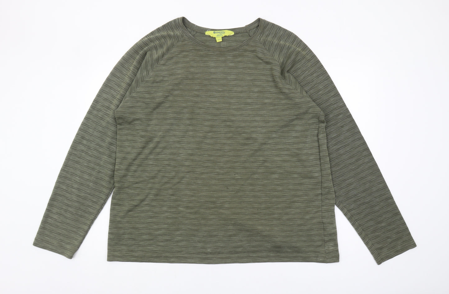 Mountain Warehouse Men's Green XL Long Sleeve T-Shirt