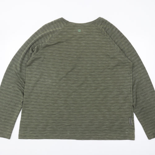 Mountain Warehouse Men's Green XL Long Sleeve T-Shirt