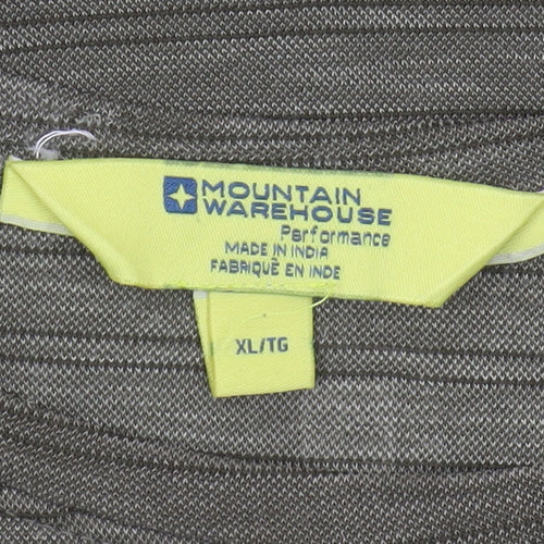Mountain Warehouse Men's Green XL Long Sleeve T-Shirt