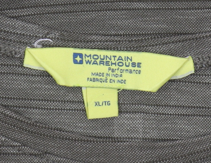 Mountain Warehouse Men's Green XL Long Sleeve T-Shirt