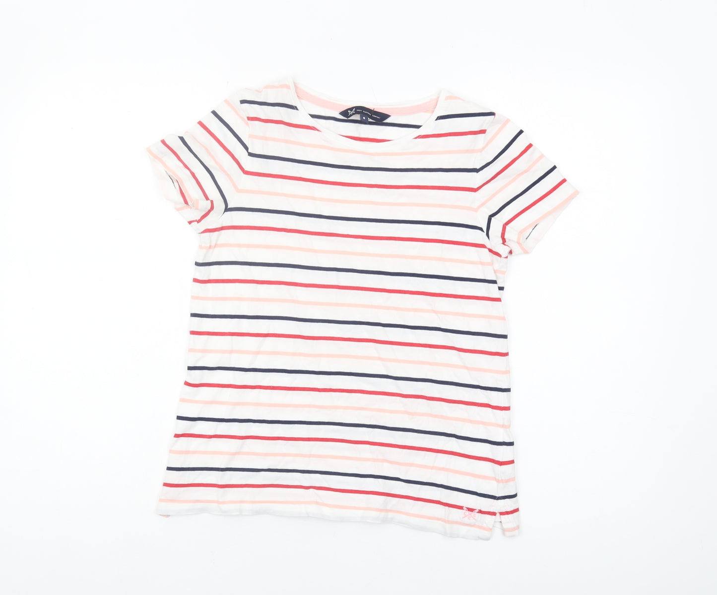 Crew Clothing Company Women's Striped T-Shirt Size 8