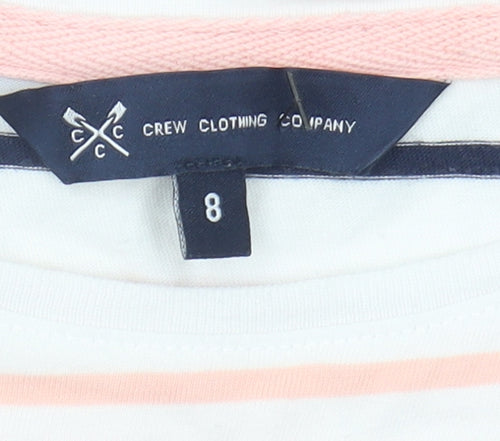 Crew Clothing Company Women's Striped T-Shirt Size 8