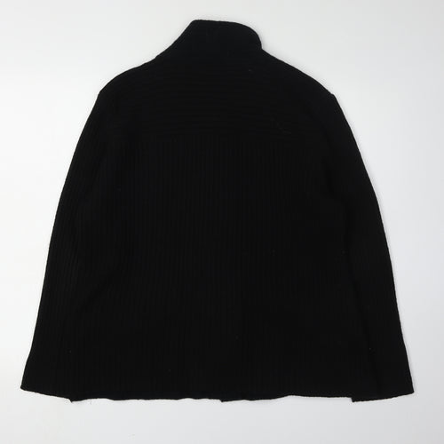 Bm Women's Black Wool Jacket Size L with Buttons