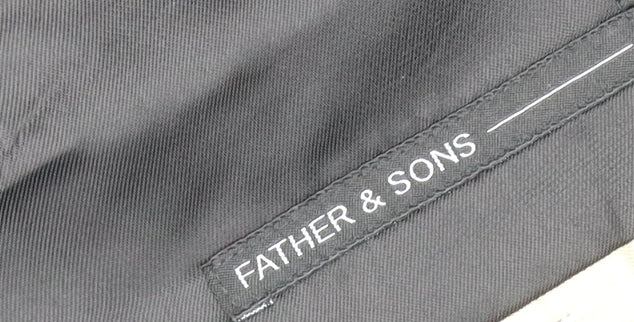 Father & Sons Black Blazer - Men's Size 54, Linen