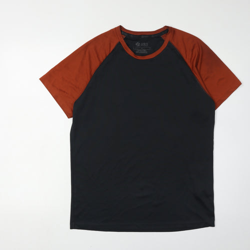 Zakti Men's Black M Jersey T-Shirt for Gym